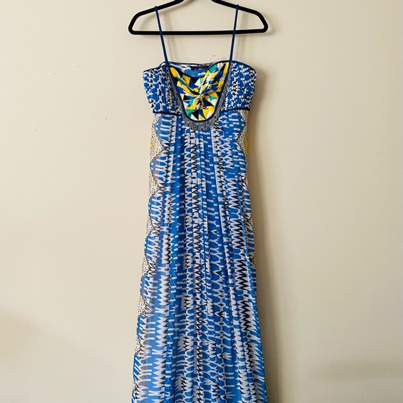 NWT Anthropologie Ranna Gill Sunburst Maxi Dress - Picture 4 of 8